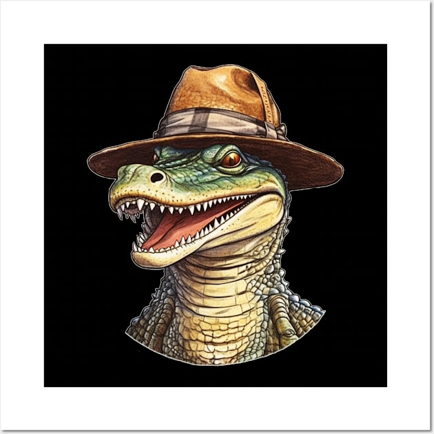 Aussie Croc Wall Art by Tweedy Love